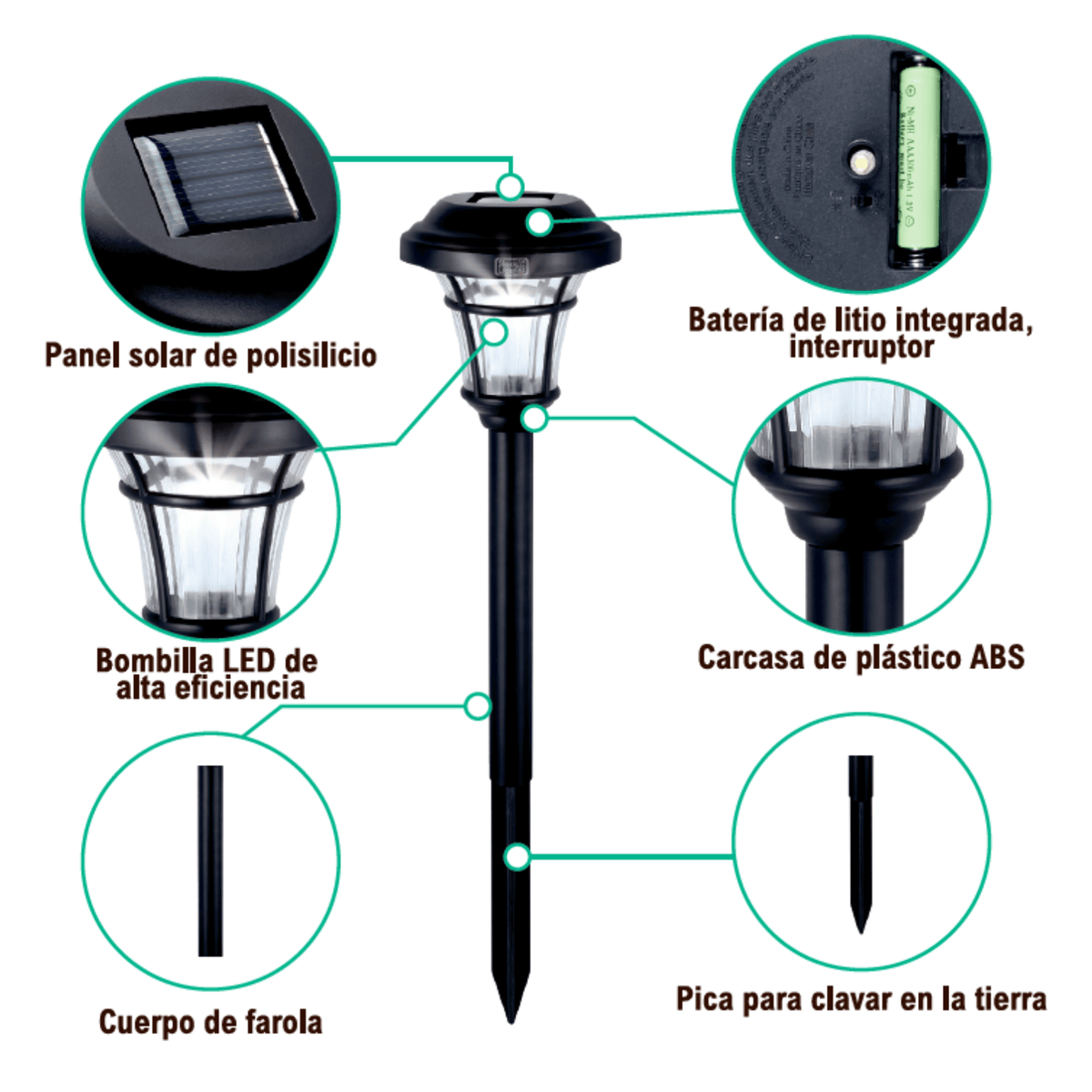 LÁMPARA SOLAR