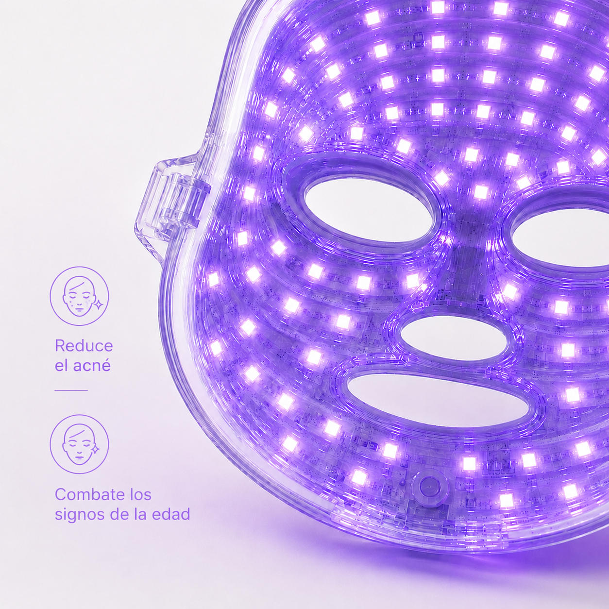 Máscara facial LED