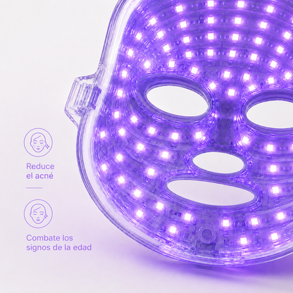 Máscara facial LED