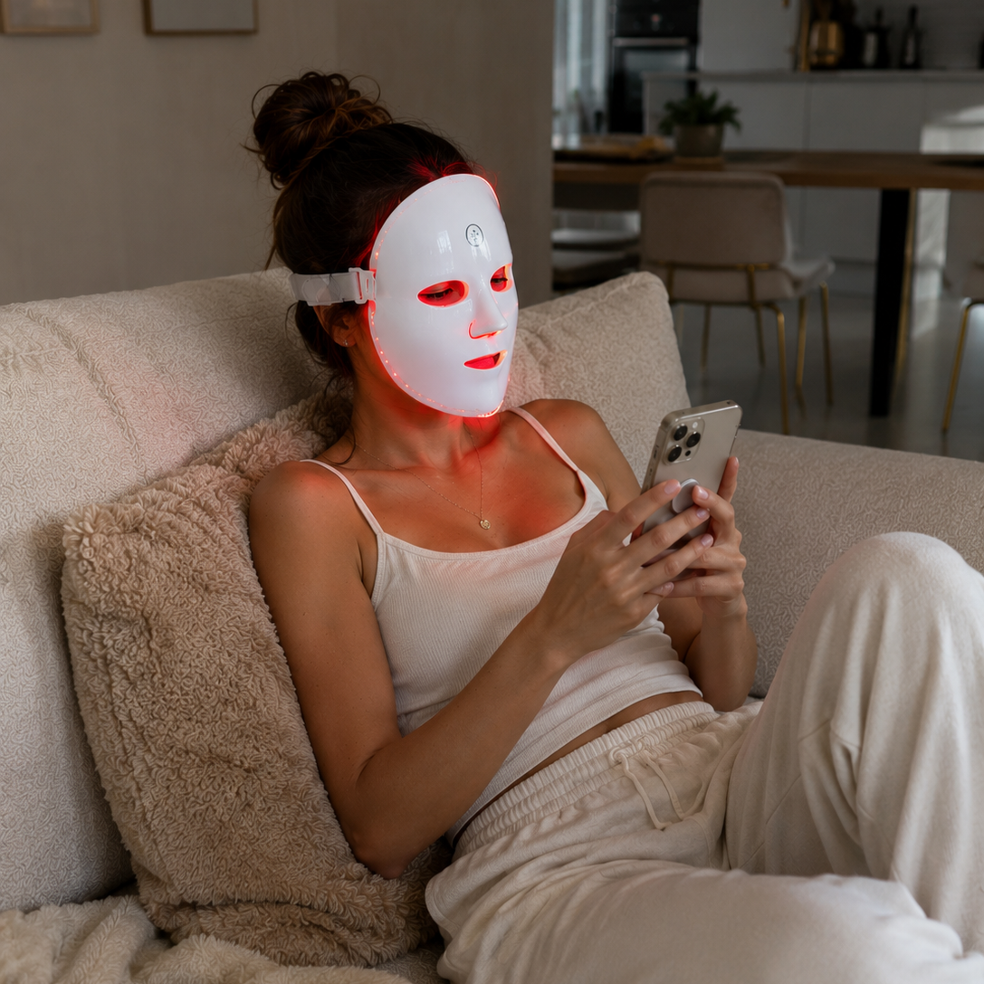 Máscara facial LED