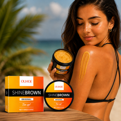 Crema Acelerador Bronceadora Shine Brown Ouhoe