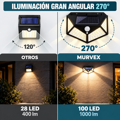 Lámpara solar 100LED