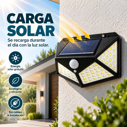 Lámpara solar 100LED