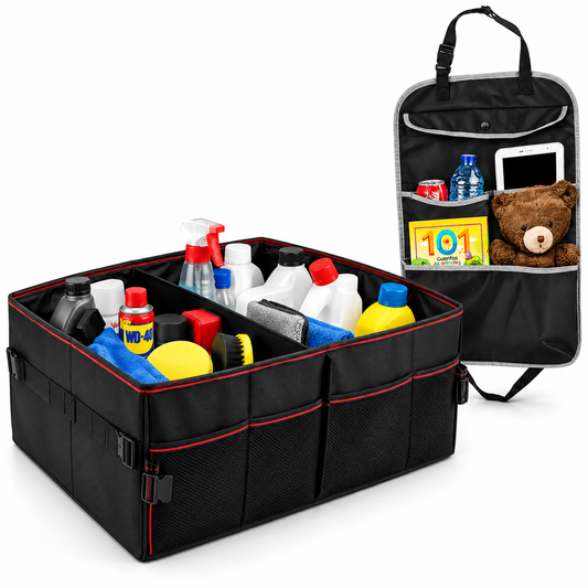 Pack Coche Organización De Maletero & De Asiento