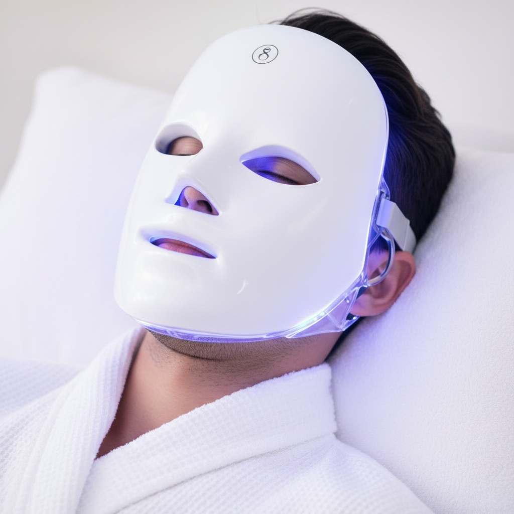 Máscara facial LED